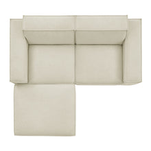 Load image into Gallery viewer, Restore 3-Piece Performance Fabric Upholstered Modular Loveseat with Ottoman by Modway