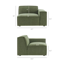 Load image into Gallery viewer, Restore 3-Piece Performance Fabric Upholstered Modular Loveseat with Ottoman by Modway
