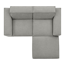Load image into Gallery viewer, Restore 3-Piece Performance Fabric Upholstered Modular Loveseat with Ottoman by Modway
