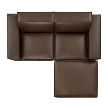 Load image into Gallery viewer, Restore 3-Piece Vegan Leather Modular Loveseat with Ottoman by Modway