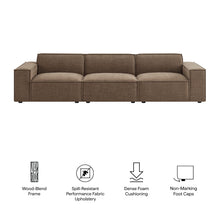 Load image into Gallery viewer, Restore 3-Piece Performance Fabric Upholstered Modular Sofa Set by Modway
