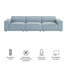 Load image into Gallery viewer, Restore 3-Piece Performance Fabric Upholstered Modular Sofa Set by Modway