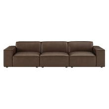 Load image into Gallery viewer, Restore 3-Piece Vegan Leather Modular Sofa Set by Modway