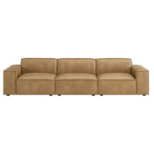 Load image into Gallery viewer, Restore 3-Piece Vegan Leather Modular Sofa Set by Modway
