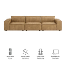 Load image into Gallery viewer, Restore 3-Piece Vegan Leather Modular Sofa Set by Modway