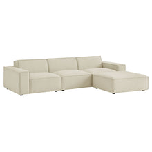 Load image into Gallery viewer, Restore 4-Piece Performance Fabric Upholstered Modular Sofa Set with Ottoman by Modway