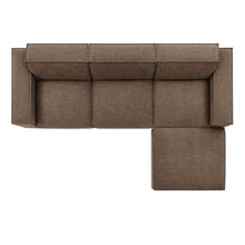 Load image into Gallery viewer, Restore 4-Piece Performance Fabric Upholstered Modular Sofa Set with Ottoman by Modway
