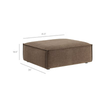 Load image into Gallery viewer, Restore 4-Piece Performance Fabric Upholstered Modular Sofa Set with Ottoman by Modway