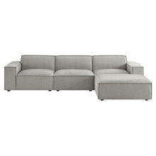 Load image into Gallery viewer, Restore 4-Piece Performance Fabric Upholstered Modular Sofa Set with Ottoman by Modway