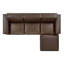 Load image into Gallery viewer, Restore 4-Piece Vegan Leather Modular Sofa Set with Ottoman by Modway