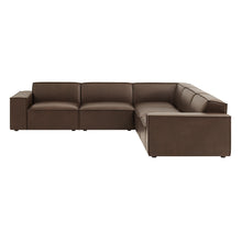 Load image into Gallery viewer, Restore 5-Piece Vegan Leather Modular L-Shaped Sofa by Modway