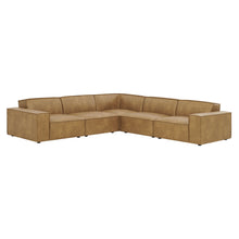 Load image into Gallery viewer, Restore 5-Piece Vegan Leather Modular L-Shaped Sofa by Modway