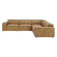 Load image into Gallery viewer, Restore 5-Piece Vegan Leather Modular L-Shaped Sofa by Modway