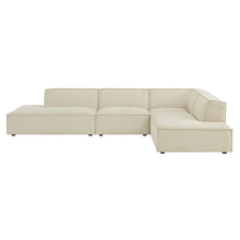 Load image into Gallery viewer, Restore 4-Piece Performance Fabric Upholstered Modular L-Shaped Armless Sectional Sofa by Modway