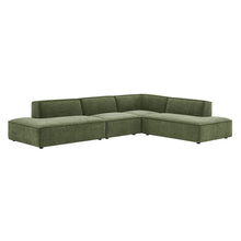 Load image into Gallery viewer, Restore 4-Piece Performance Fabric Upholstered Modular L-Shaped Armless Sectional Sofa by Modway