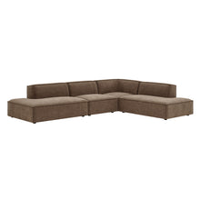 Load image into Gallery viewer, Restore 4-Piece Performance Fabric Upholstered Modular L-Shaped Armless Sectional Sofa by Modway