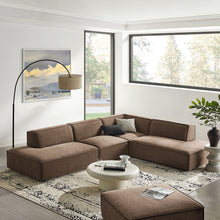 Load image into Gallery viewer, Restore 4-Piece Performance Fabric Upholstered Modular L-Shaped Armless Sectional Sofa by Modway