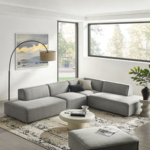Load image into Gallery viewer, Restore 4-Piece Performance Fabric Upholstered Modular L-Shaped Armless Sectional Sofa by Modway