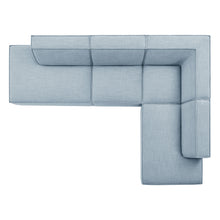 Load image into Gallery viewer, Restore 4-Piece Performance Fabric Upholstered Modular L-Shaped Armless Sectional Sofa by Modway