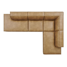 Load image into Gallery viewer, Restore 4-Piece Vegan Leather Modular L-Shaped Armless Sectional Sofa by Modway