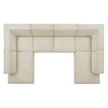 Load image into Gallery viewer, Restore 6-Piece Performance Fabric Upholstered U-Shaped Sectional Sofa by Modway