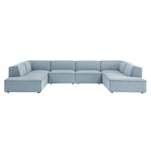 Load image into Gallery viewer, Restore 6-Piece Performance Fabric Upholstered U-Shaped Sectional Sofa by Modway