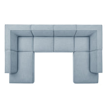 Load image into Gallery viewer, Restore 6-Piece Performance Fabric Upholstered U-Shaped Sectional Sofa by Modway