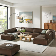 Load image into Gallery viewer, Restore 6-Piece Vegan Leather U-Shaped Armless Sectional Sofa by Modway