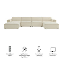 Load image into Gallery viewer, Restore 6-Piece Performance Fabric Upholstered Modular Sectional Sofa by Modway