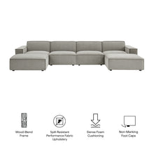 Load image into Gallery viewer, Restore 6-Piece Performance Fabric Upholstered Modular Sectional Sofa by Modway