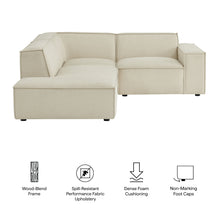 Load image into Gallery viewer, Restore 3-Piece Performance Fabric Upholstered Modular L-Shaped Sectional Sofa by Modway