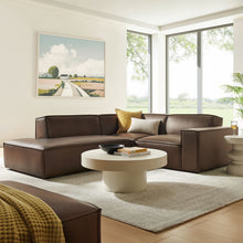 Load image into Gallery viewer, Restore 3-Piece Vegan Leather Modular L-Shaped Sectional Sofa by Modway