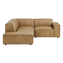 Load image into Gallery viewer, Restore 3-Piece Vegan Leather Modular L-Shaped Sectional Sofa by Modway