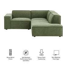 Load image into Gallery viewer, Restore 3-Piece Performance Fabric Upholstered Modular L-Shaped Sectional Sofa by Modway