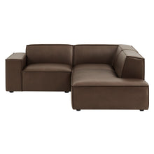 Load image into Gallery viewer, Restore 3-Piece Vegan Leather Modular L-Shaped Sectional Sofa by Modway