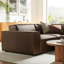 Load image into Gallery viewer, Restore 3-Piece Vegan Leather Modular L-Shaped Sectional Sofa by Modway