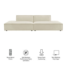 Load image into Gallery viewer, Restore 2-Piece Performance Fabric Upholstered Modular Loveseat by Modway
