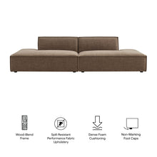 Load image into Gallery viewer, Restore 2-Piece Performance Fabric Upholstered Modular Loveseat by Modway