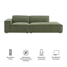 Load image into Gallery viewer, Restore 2-Piece Performance Fabric Upholstered Modular Loveseat by Modway