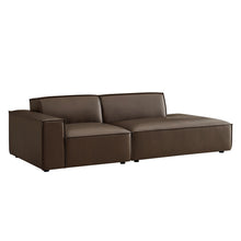 Load image into Gallery viewer, Restore 2-Piece Vegan Leather Modular Loveseat by Modway