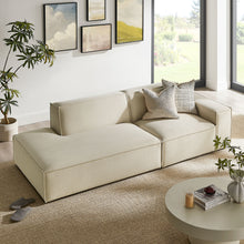 Load image into Gallery viewer, Restore 2-Piece Performance Fabric Upholstered Modular Loveseat by Modway