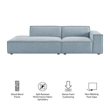 Load image into Gallery viewer, Restore 2-Piece Performance Fabric Upholstered Modular Loveseat by Modway