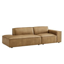 Load image into Gallery viewer, Restore 2-Piece Vegan Leather Modular Loveseat by Modway