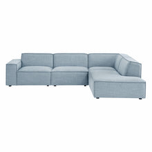 Load image into Gallery viewer, Restore 4-Piece Performance Fabric Upholstered Modular L-Shaped Sofa by Modway
