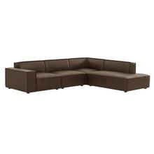 Load image into Gallery viewer, Restore 4-Piece Vegan Leather Modular L-Shaped Sofa by Modway