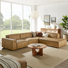 Load image into Gallery viewer, Restore 4-Piece Vegan Leather Modular L-Shaped Sofa by Modway