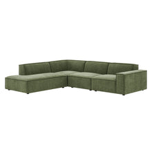 Load image into Gallery viewer, Restore 4-Piece Performance Fabric Upholstered Modular L-Shaped Sofa by Modway