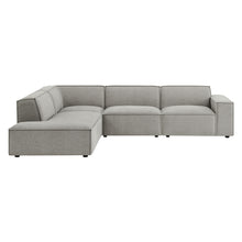 Load image into Gallery viewer, Restore 4-Piece Performance Fabric Upholstered Modular L-Shaped Sofa by Modway
