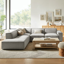 Load image into Gallery viewer, Restore 4-Piece Performance Fabric Upholstered Modular L-Shaped Sofa by Modway