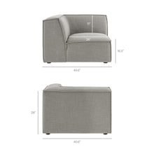 Load image into Gallery viewer, Restore 4-Piece Performance Fabric Upholstered Modular L-Shaped Sofa by Modway